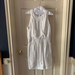 EUC Banana Republic white sleeveless dress